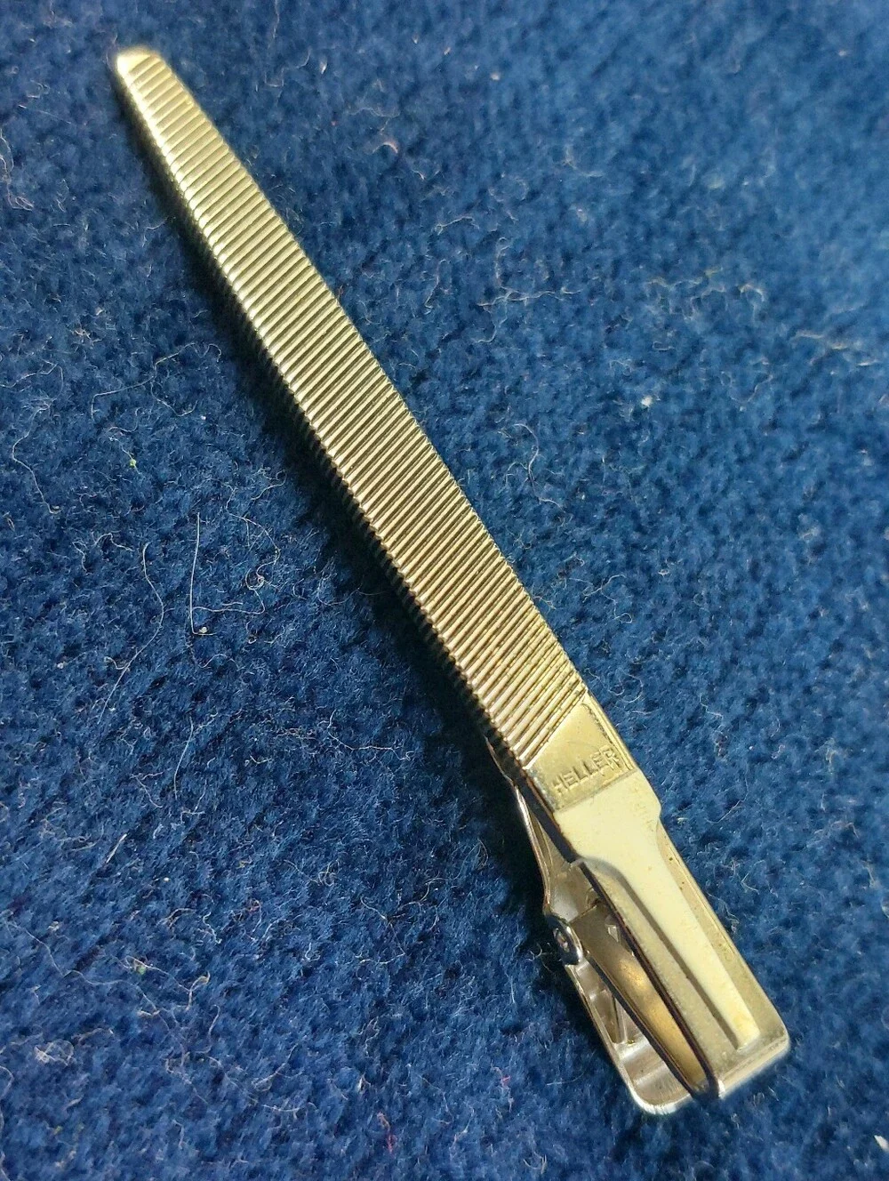​Vtg Lot of 2 Tool Advertising Tie Clips - Heller File & Cleveland Drill Company